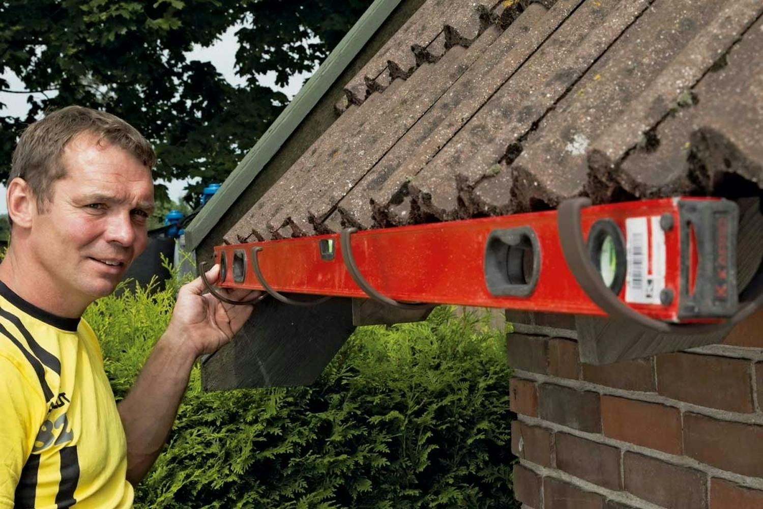 Tee räystäskouruihin sopiva kaato NÄIN teet räystäskouruihin oikean kaadon